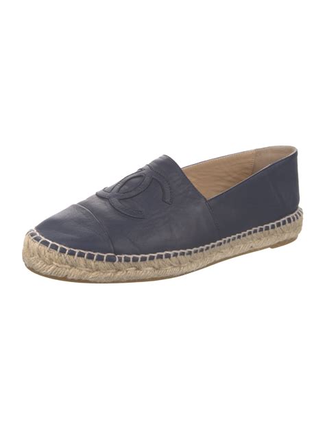 Interlocking CC Logo Calfskin Espadrilles 